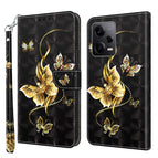 For Xiaomi Redmi Note 12 Pro 5G Global / Golden Swallow Butterfly