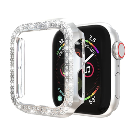Double Row Diamonds PC Protective Case, For Apple Watch Series 6 / 5 / 4 / SE 2025 / 2023 / 2022 40mm, For Apple Watch Series 3 & 2 & 1 42mm