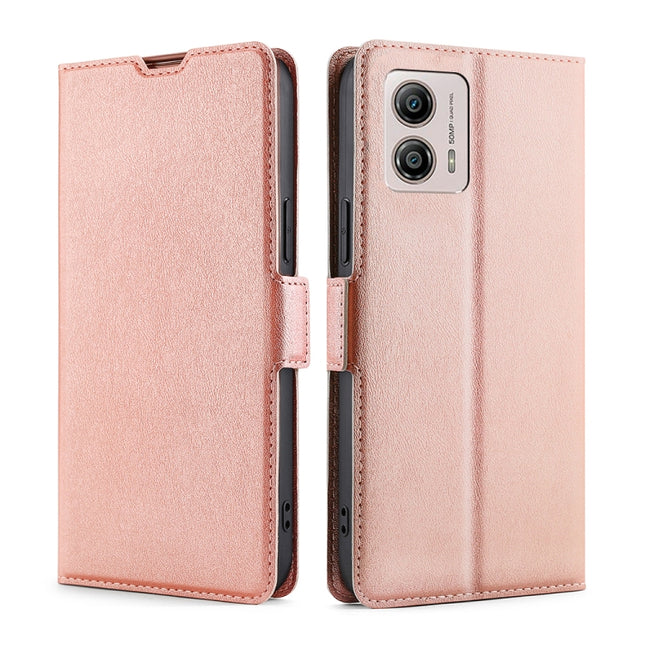 Ultra-thin Voltage Side Buckle Horizontal Flip Leather Phone Case, For Motorola Moto G53 5G/G13 4G/G23 4G, For Motorola Moto G73 5G, For OPPO Reno8 T 5G/A1 Pro 5G, For Kyocera Android One S10, For OnePlus Ace 2/11R