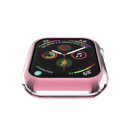 Plating TPU Round Hole Hollowing Protective Case, For Apple Watch Series 3 & 2 & 1 38mm, For Apple Watch Series 6 / 5 / 4 / SE 2025 / 2023 / 2022 44mm