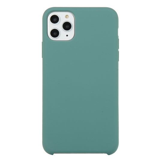 Funda de silicona sólida a prueba de golpes para iPhone 11 (rosa hibisco), para iPhone 11