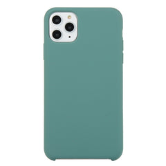 For iPhone 11 Solid Color Solid Silicone  Shockproof Case (Hibiscus Pink), For iPhone 11 Pro