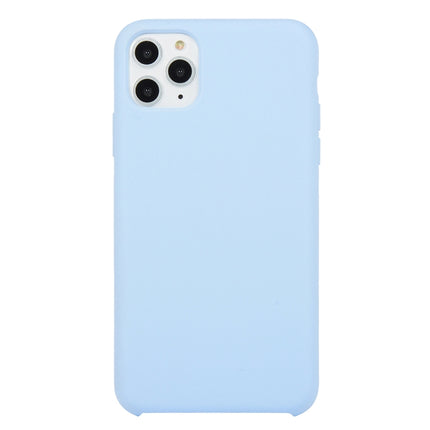 Für iPhone 11, einfarbige, stoßfeste Silikonhülle (Hibiskusrosa), für iPhone 11 Pro Max