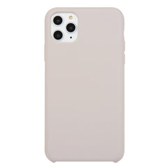 For iPhone 11 Solid Color Solid Silicone  Shockproof Case (Hibiscus Pink), For iPhone 11 Pro