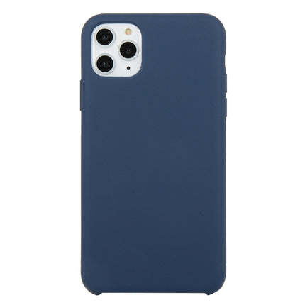 Für iPhone 11, einfarbige, stoßfeste Silikonhülle (Hibiskusrosa), für iPhone 11 Pro Max