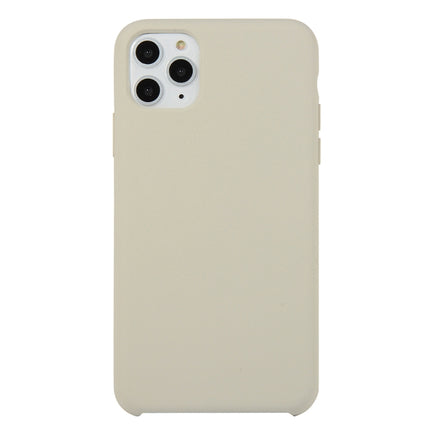 Für iPhone 11, einfarbige, stoßfeste Silikonhülle (Hibiskusrosa), für iPhone 11 Pro Max