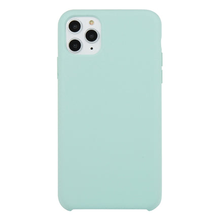 Für iPhone 11, einfarbige, stoßfeste Silikonhülle (Hibiskusrosa), für iPhone 11 Pro Max