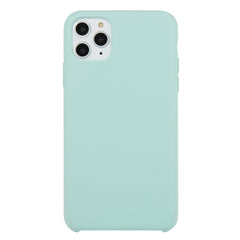 For iPhone 11 Solid Color Solid Silicone  Shockproof Case (Hibiscus Pink), For iPhone 11 Pro