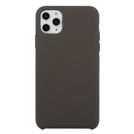 Für iPhone 11, einfarbige, stoßfeste Silikonhülle (Hibiskusrosa), für iPhone 11 Pro Max