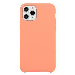 For iPhone 11 Solid Color Solid Silicone  Shockproof Case (Hibiscus Pink), For iPhone 11 Pro Max