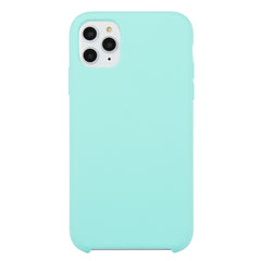 For iPhone 11 Solid Color Solid Silicone  Shockproof Case (Hibiscus Pink), For iPhone 11 Pro Max