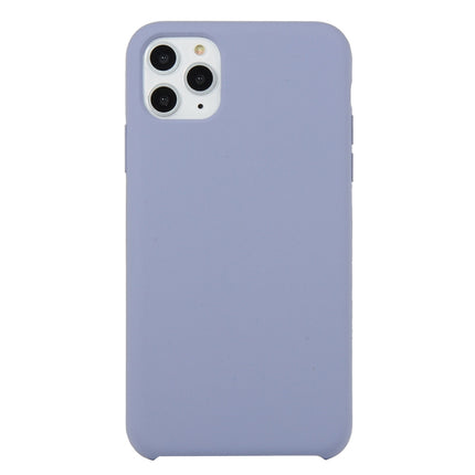 Für iPhone 11, einfarbige, stoßfeste Hülle aus massivem Silikon (Hibiskusrosa), für iPhone 11
