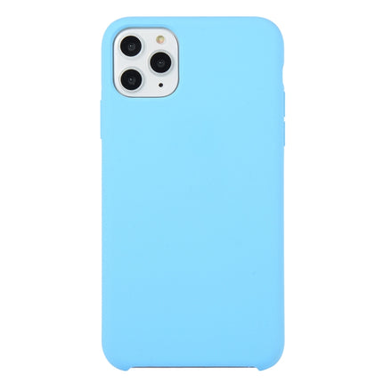 Für iPhone 11, einfarbige, stoßfeste Hülle aus massivem Silikon (Hibiskusrosa), für iPhone 11