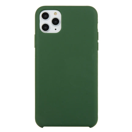 Für iPhone 11, einfarbige, stoßfeste Hülle aus massivem Silikon (Hibiskusrosa), für iPhone 11