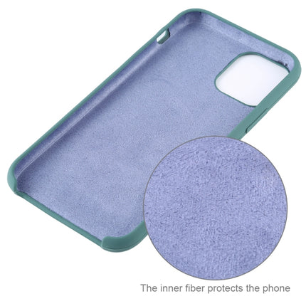 Für iPhone 11, einfarbige, stoßfeste Hülle aus massivem Silikon (Hibiskusrosa), für iPhone 11