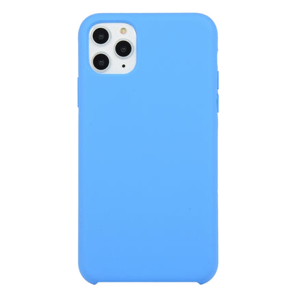 Für iPhone 11, einfarbige, stoßfeste Hülle aus massivem Silikon (Hibiskusrosa), für iPhone 11