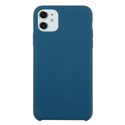 Für iPhone 11, einfarbige, stoßfeste Hülle aus massivem Silikon (Hibiskusrosa), für iPhone 11 Pro