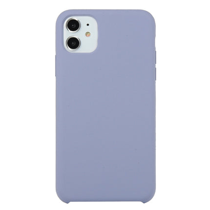 Für iPhone 11, einfarbige, stoßfeste Hülle aus massivem Silikon (Hibiskusrosa), für iPhone 11 Pro