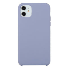 For iPhone 11 Solid Color Solid Silicone  Shockproof Case (Hibiscus Pink), For iPhone 11