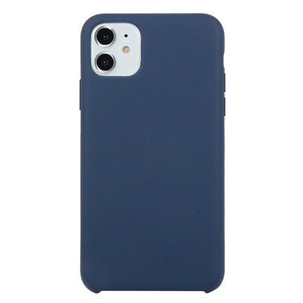 Für iPhone 11, einfarbige, stoßfeste Hülle aus massivem Silikon (Hibiskusrosa), für iPhone 11 Pro