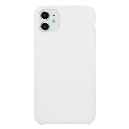 For iPhone 11 Solid Color Solid Silicone  Shockproof Case (Hibiscus Pink), For iPhone 11