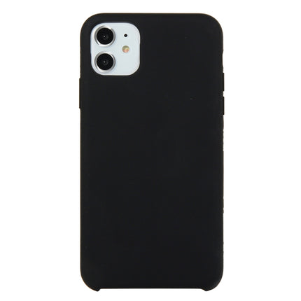 Für iPhone 11, einfarbige, stoßfeste Hülle aus massivem Silikon (Hibiskusrosa), für iPhone 11 Pro