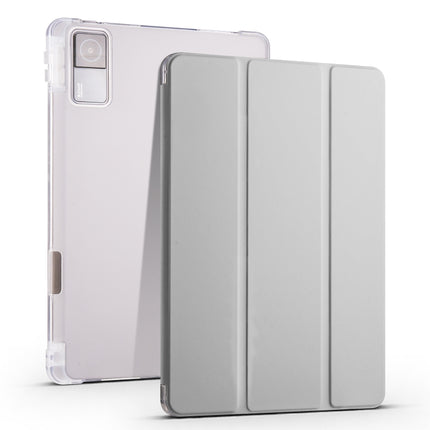 3-folding Transparent TPU Smart Leather Tablet Case with Pen slot, For Xiaomi Redmi Pad 10.61