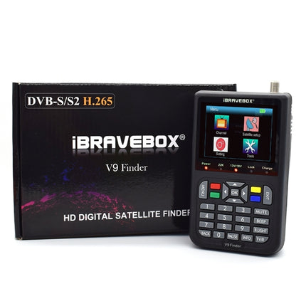 iBRAVEBOX V9 Finder Digital Satellite Signal Finder Meter, EU Plug, AU Plug, UK Plug