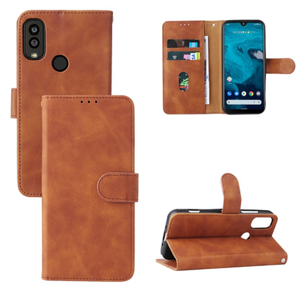 Skin Feel Magnetic Flip Leather Phone Case, For Kyocera Android One S10, For OnePlus 11R 5G / Ace 2 5G