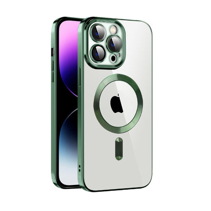 CD Texture Plating TPU MagSafe Phone Case with Lens Film, For iPhone 14 Pro Max, For iPhone 13, For iPhone 13 Pro