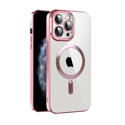 CD Texture Plating TPU MagSafe Phone Case with Lens Film, For iPhone 12 Pro Max, For iPhone 11, For iPhone 11 Pro Max