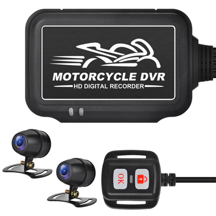 SE3 Dual AHD 1080P Waterproof HD Motorcycle DVR, Support TF Card / Cycling Video / Parking Monitoring, SE3