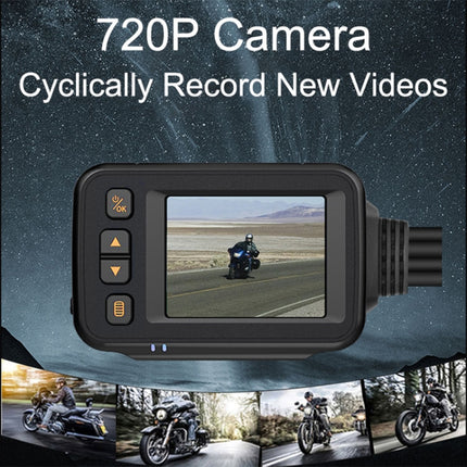 SE30 2.0 inch 1080P Waterproof HD Motorcycle DVR, Support TF Card / Cycling Video / Parking Monitoring
