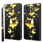 For Motorola Moto E13 / Gold Butterfly
