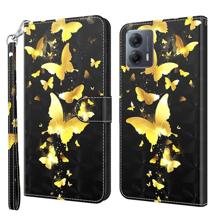 3D Painting Pattern Leather Phone Case, For Motorola Moto E13, For Motorola Moto G13 / G23 / G53