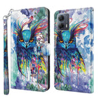 For Motorola Moto G13 / G23 / G53 / Watercolor Owl