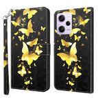 For Xiaomi Redmi Note 12 Pro 5G Global / Gold Butterfly