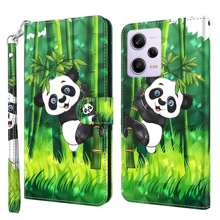 3D Painting Pattern Leather Phone Case, For Xiaomi Redmi 11A 4G, For Xiaomi Redmi Note 12 Pro 5G Global