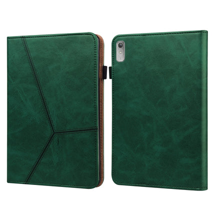 Embossed Striped Leather Tablet Case, For Lenovo Tab M8 4th Gen TB-300FU, For Lenovo Tab P11 Gen 2, For Lenovo Tab P11 Pro Gen 2