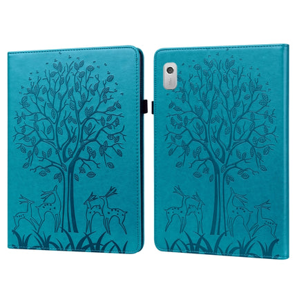 Tree & Deer Pattern Embossed Leather Tablet Case, For Lenovo Tab M8 4th Gen TB-300FU, For Lenovo Tab P11 Gen 2, For Lenovo Tab P11 Pro Gen 2, For Huawei MatePad SE 10.4 2022