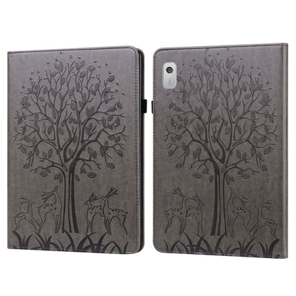 Tree & Deer Pattern Embossed Leather Tablet Case, For Lenovo Tab M8 4th Gen TB-300FU, For Lenovo Tab P11 Gen 2, For Lenovo Tab P11 Pro Gen 2, For Huawei MatePad SE 10.4 2022