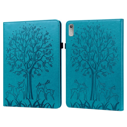 Tree & Deer Pattern Embossed Leather Tablet Case, For Lenovo Tab M8 4th Gen TB-300FU, For Lenovo Tab P11 Gen 2, For Lenovo Tab P11 Pro Gen 2, For Huawei MatePad SE 10.4 2022