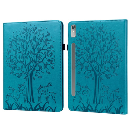 Tree & Deer Pattern Embossed Leather Tablet Case, For Lenovo Tab M8 4th Gen TB-300FU, For Lenovo Tab P11 Gen 2, For Lenovo Tab P11 Pro Gen 2, For Huawei MatePad SE 10.4 2022