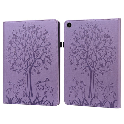 Tree & Deer Pattern Embossed Leather Tablet Case, For Lenovo Tab M8 4th Gen TB-300FU, For Lenovo Tab P11 Gen 2, For Lenovo Tab P11 Pro Gen 2, For Huawei MatePad SE 10.4 2022