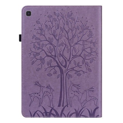 Tree & Deer Pattern Embossed Leather Tablet Case, For Samsung Galaxy Tab S5e, For Samsung Galaxy Tab A 9.7 T550 / T555