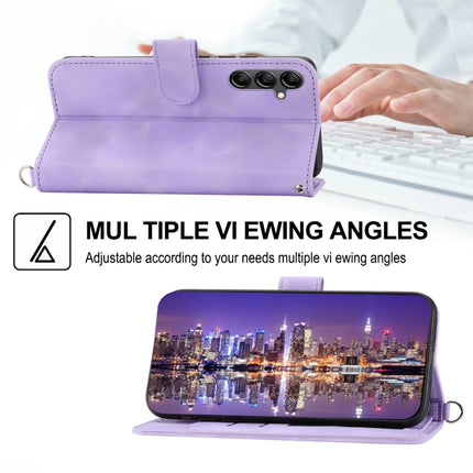 Skin-feel Flowers Embossed Wallet Leather Phone Case, For Samsung Galaxy A34, For vivo Y15s 2021, For vivo Y77 5G, For vivo Y35 4G 2022