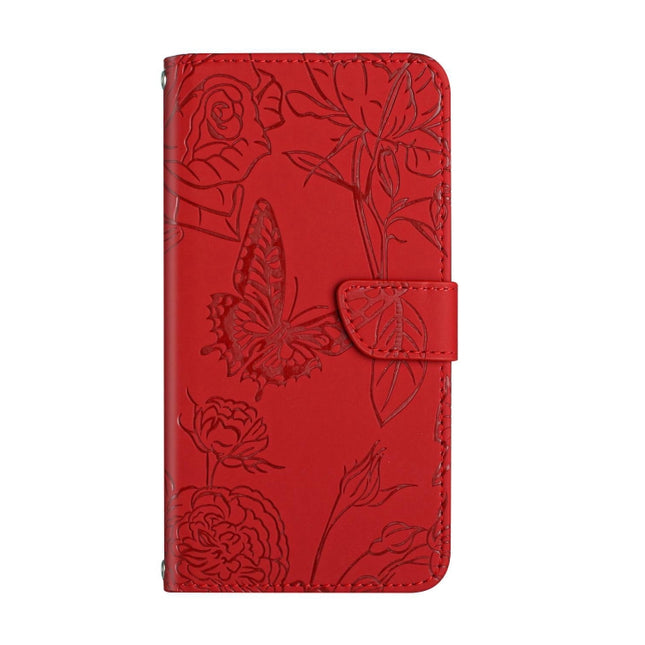 HT03 Skin Feel Butterfly Embossed Flip Leather Phone Case, For Realme C55, For Xiaomi Redmi Note 12 4G Global, For Honor X9a 5G / Magic5 Lite, For Honor X5 4G