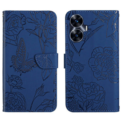 HT03 Skin Feel Butterfly Embossed Flip Leather Phone Case, For Realme C55, For Xiaomi Redmi Note 12 4G Global, For Honor X9a 5G / Magic5 Lite, For Honor X5 4G