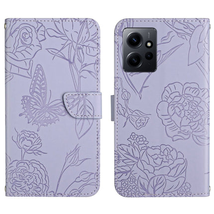 HT03 Skin Feel Butterfly Embossed Flip Leather Phone Case, For Realme C55, For Xiaomi Redmi Note 12 4G Global, For Honor X9a 5G / Magic5 Lite, For Honor X5 4G