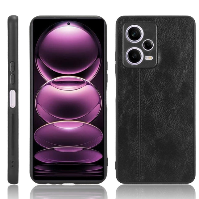 Sewing Cow Pattern Skin PC + PU + TPU Phone Case, For Xiaomi Redmi Note 12 Pro 5G, For Xiaomi Redmi Note 12 Pro+ 5G, For Honor Magic Vs, For Honor X7a, For Honor X8a, For Samsung Galaxy A34 5G